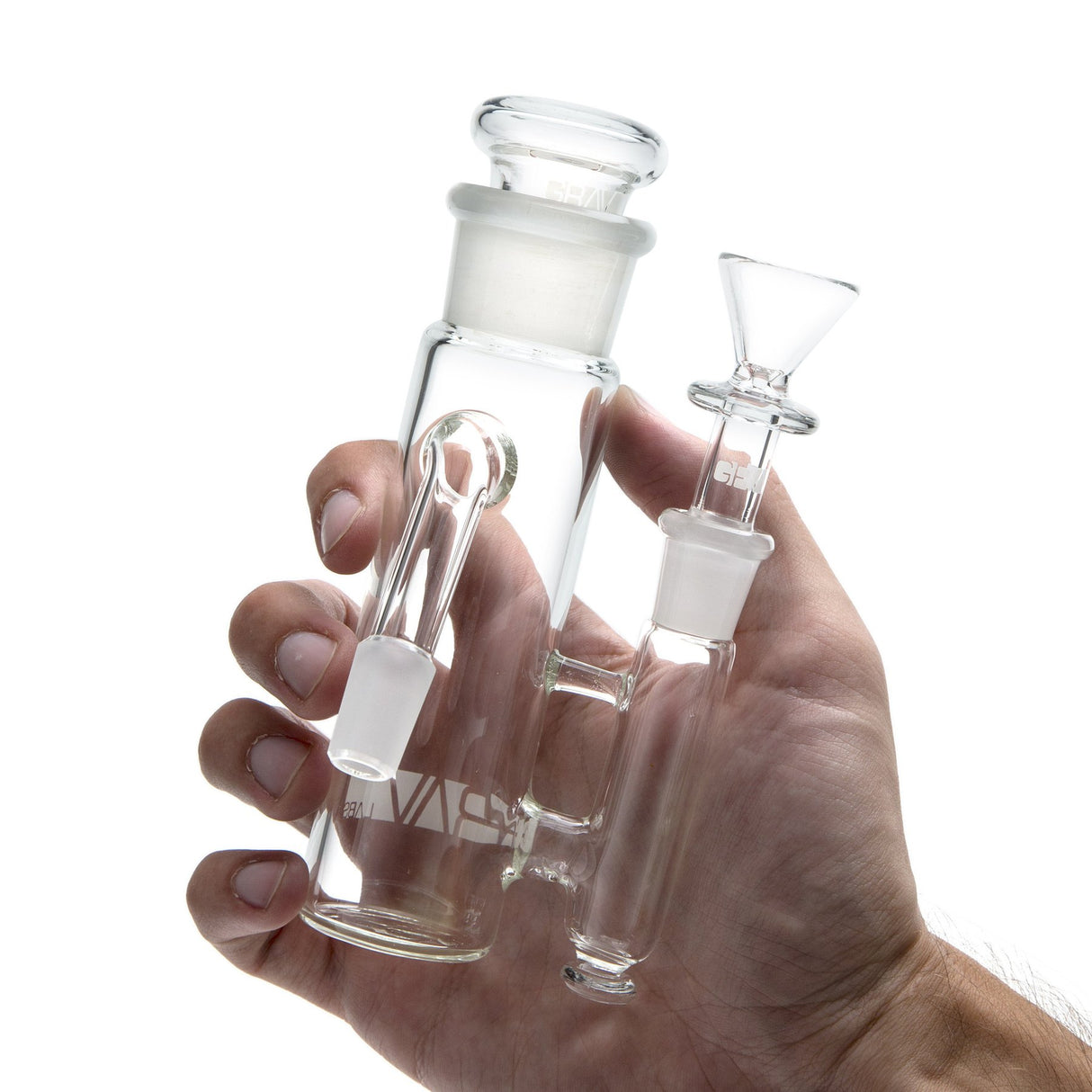 Grav® "Phoenix" Open Top Ashcatcher - 14mm Joint, 45° Angle