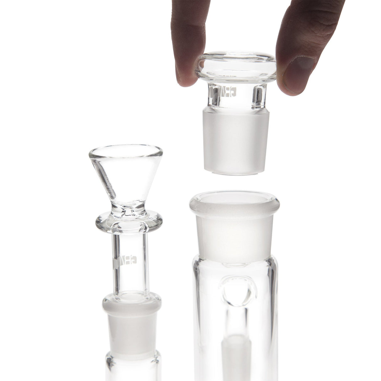 Grav® "Phoenix" Open Top Ashcatcher - 14mm Joint, 90° Angle