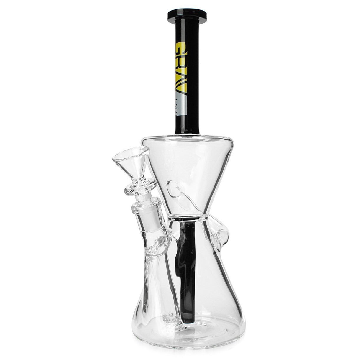 Grav® 10” Hourglass Recycler Bong