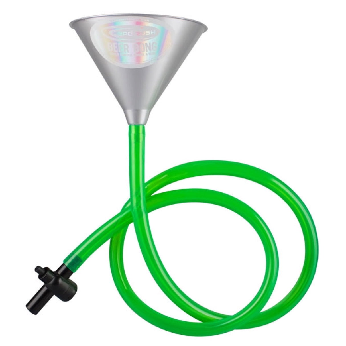 Head Rush 6 ft. Beer Bong Funnel w. On/Off Valve 🍺