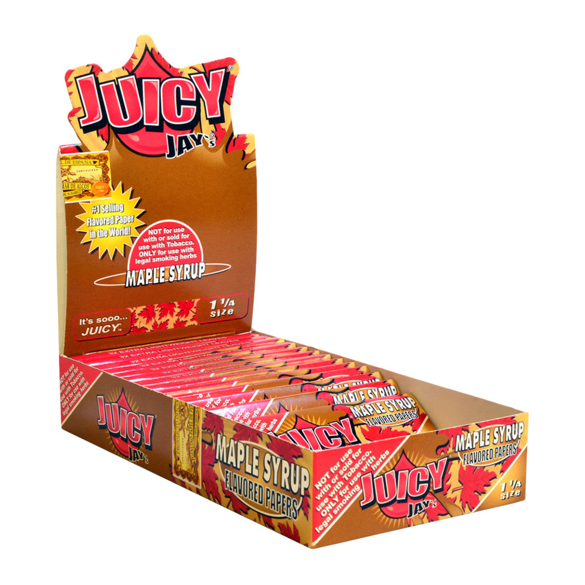 Juicy Jay's 1.25” Flavored Rolling Papers Full Box