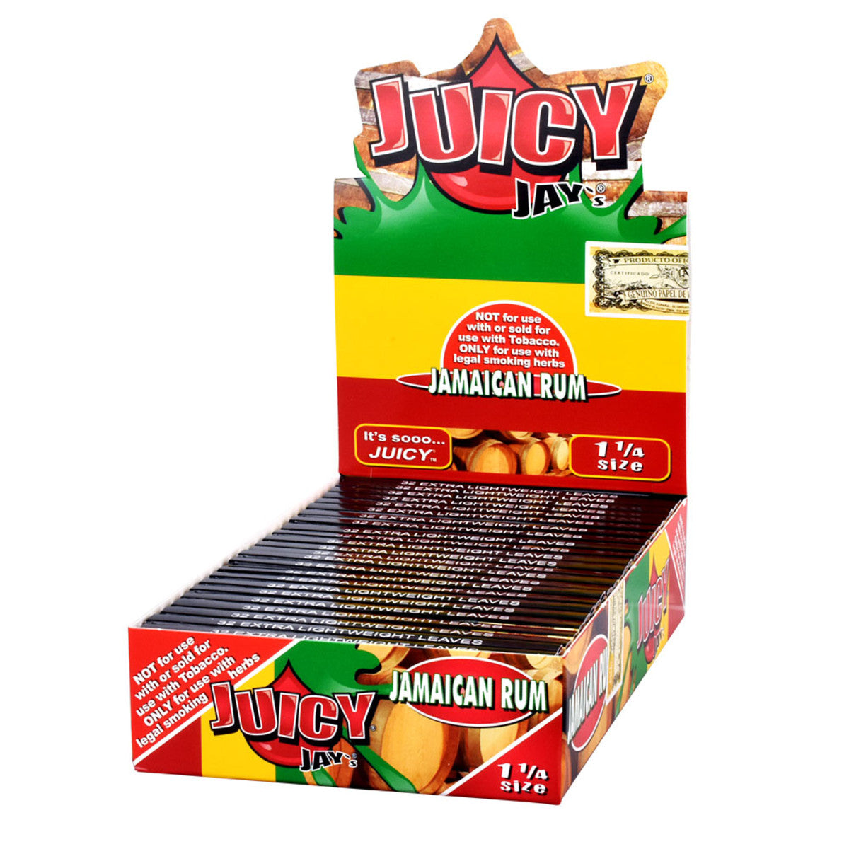 Juicy Jay's 1.25” Flavored Rolling Papers Full Box