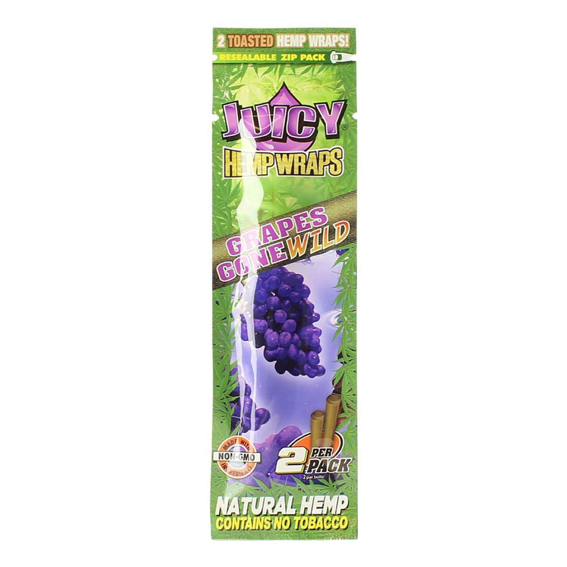 Juicy Jay's Natural Hemp Flavored Blunt Wraps (2-Pack) 