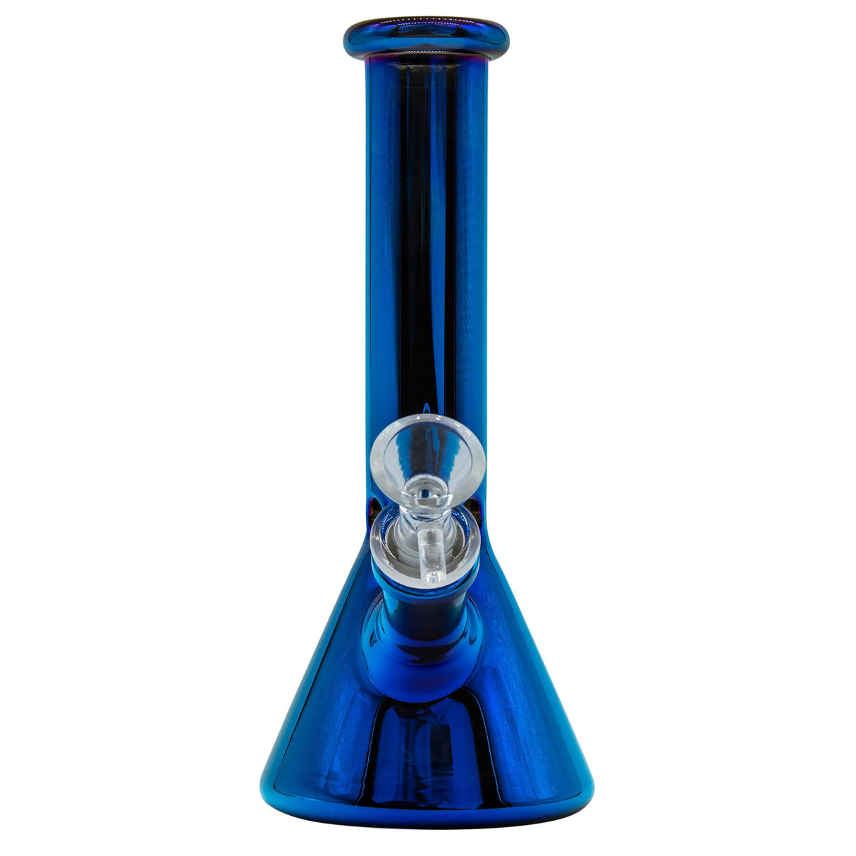 LA Pipes 8” Iridescent Glass Beaker Bong