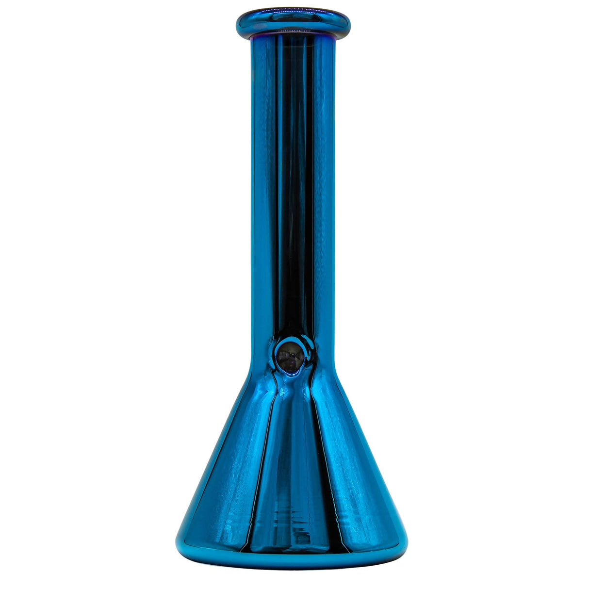 LA Pipes 8” Iridescent Glass Beaker Bong
