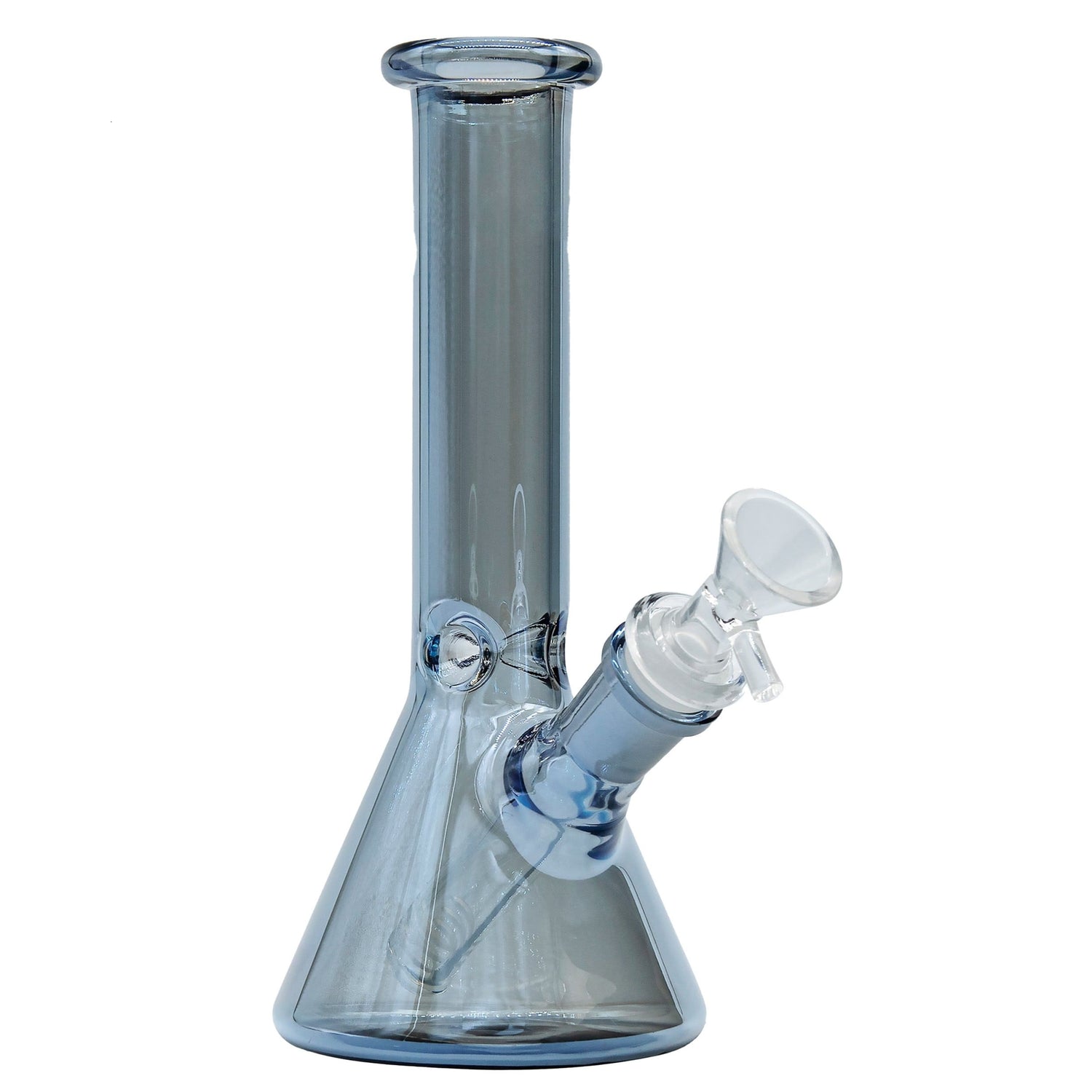LA Pipes 8” Iridescent Glass Beaker Bong