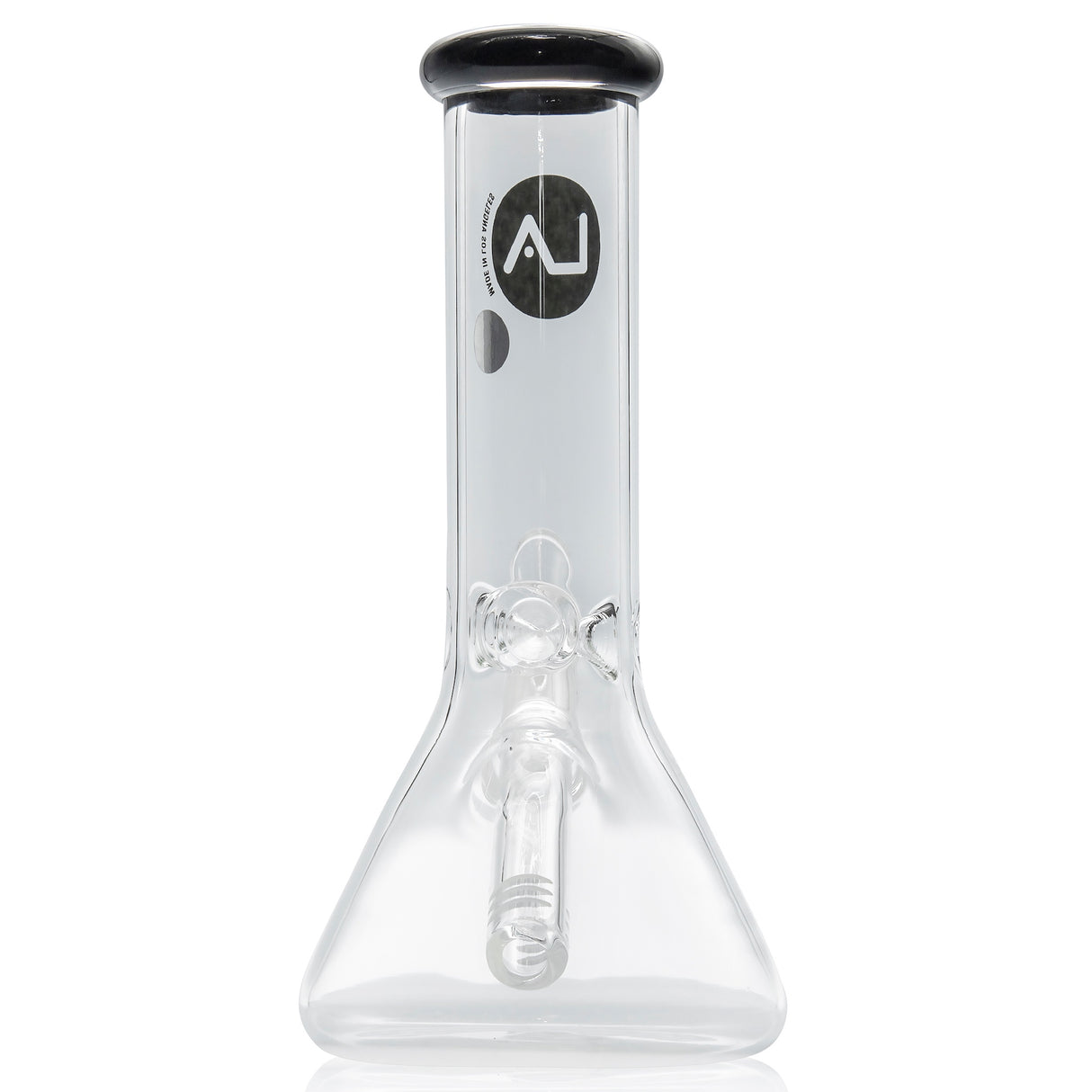 LA Pipes 8” Color Accented Mini Beaker Bong