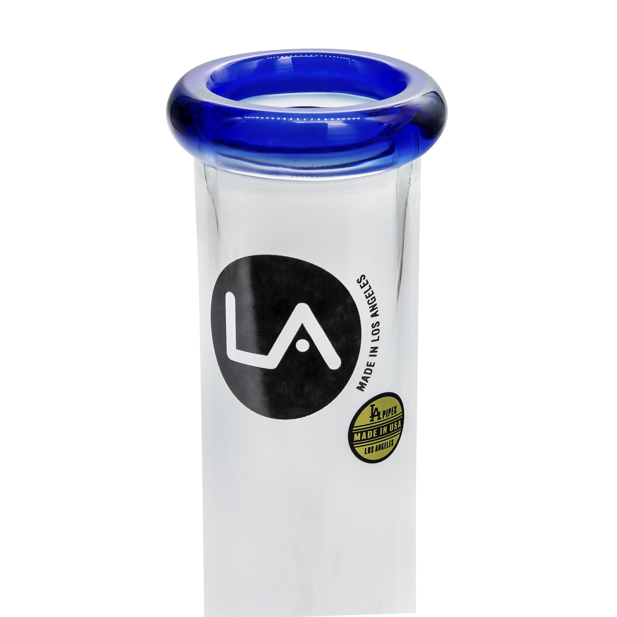LA Pipes 8” Color Accented Mini Beaker Bong
