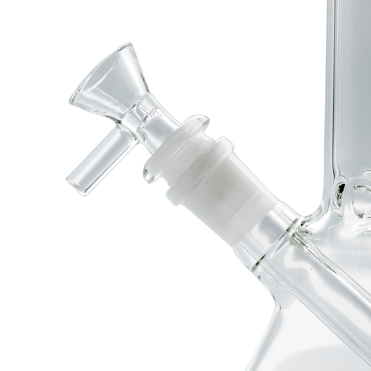 LA Pipes 8” Color Accented Mini Beaker Bong