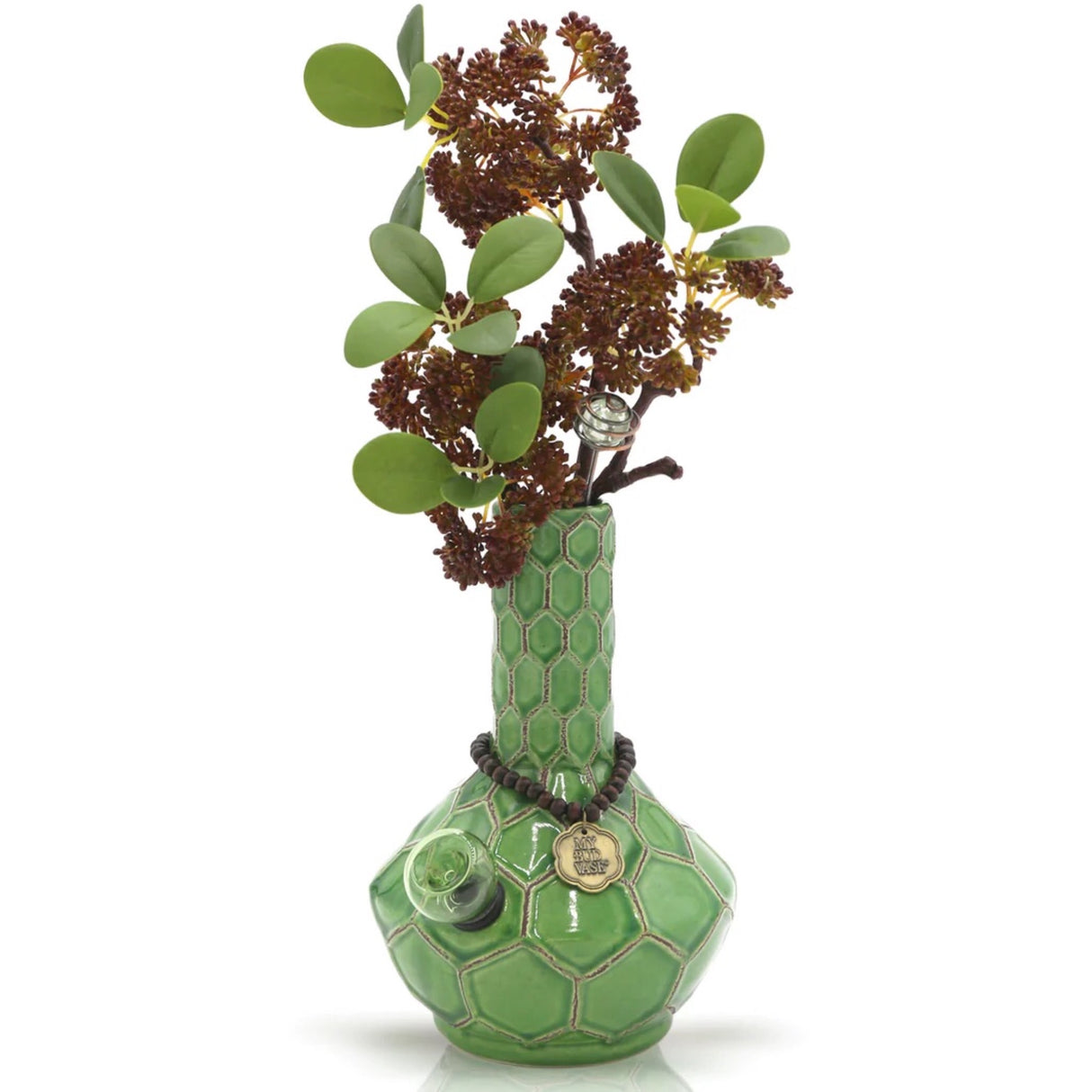 My Bud Vase Turtle Bong Front