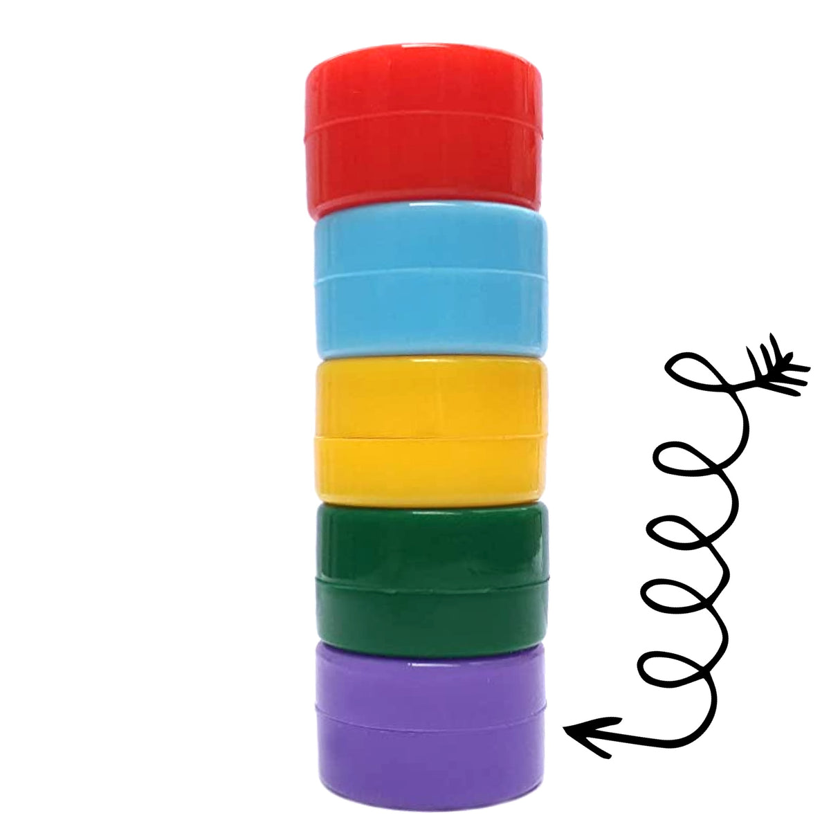 Non-Stick Silicone Wax Storage Containers (2ml)