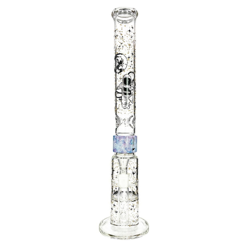 Prism Pipes 19” Spaced Out Honeycomb Perc Straight Tube Bong