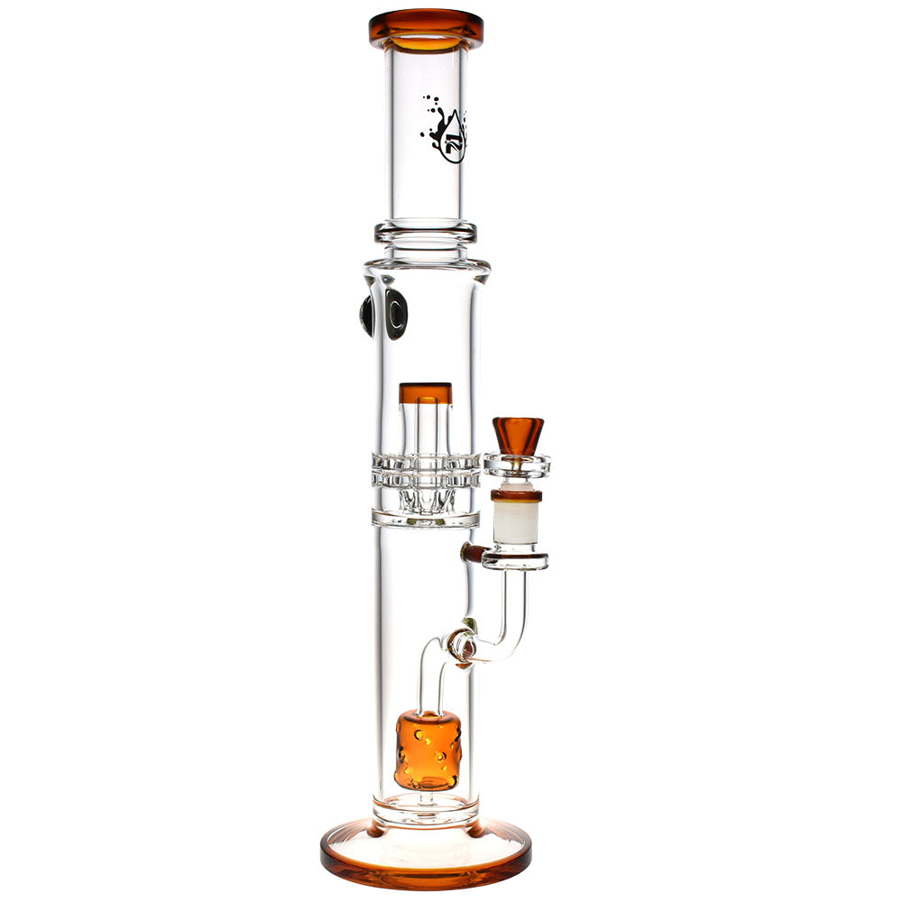 Pulsar Honeycomb Perc Bong Amber