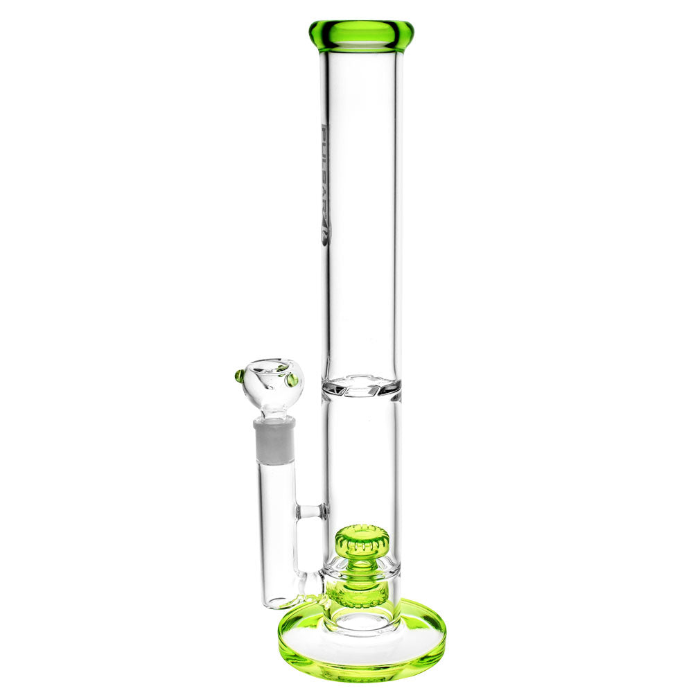 Pulsar Showerhead Perc Straight Tube Bong Green