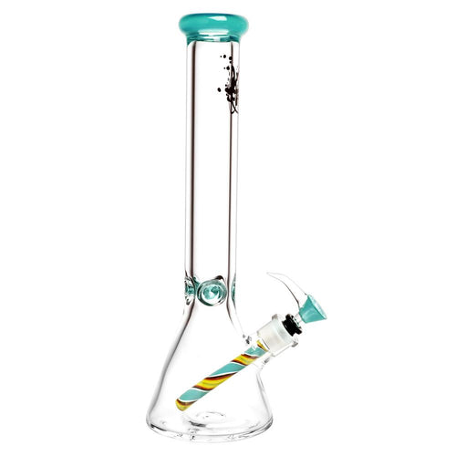 Pulsar Spiral Beaker Bong Teal