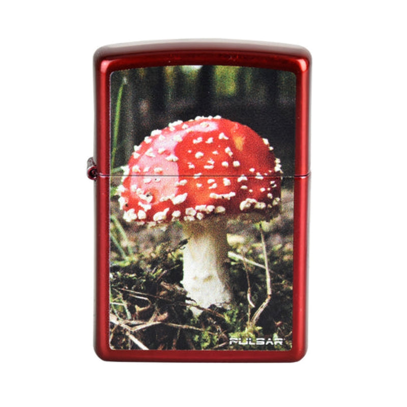 Pulsar Zippo Lighter Red Mushroom