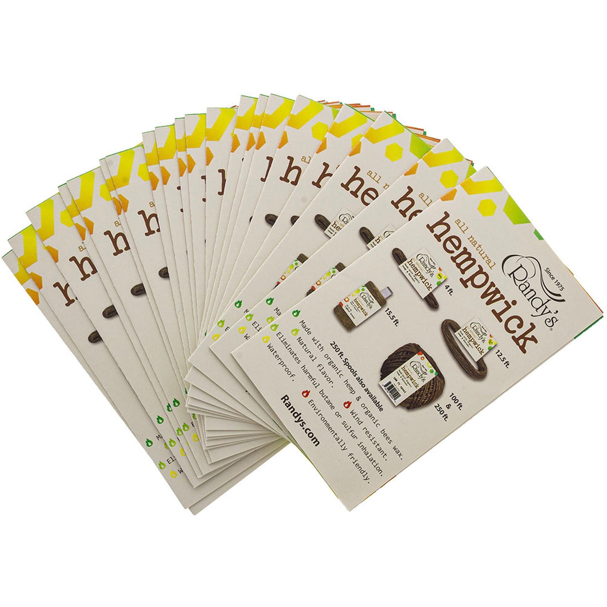 Randy’s All-Natural Hemp Wick - 4 ft Bundle