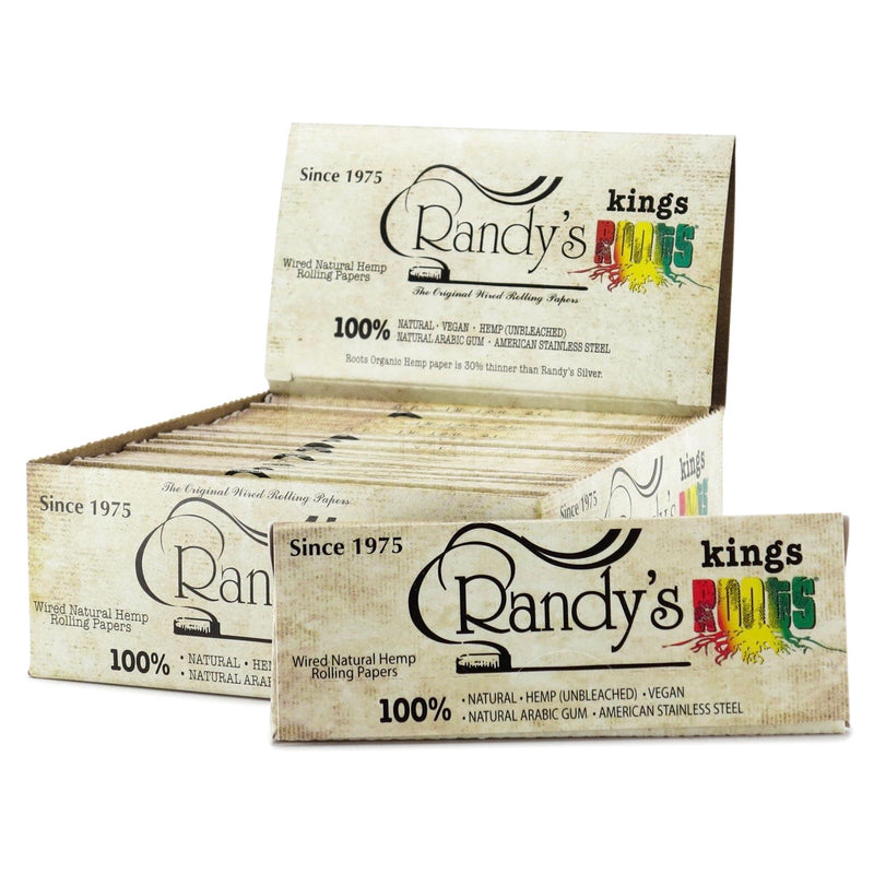 Randy’s King Roots - XL Organic Hemp Wired Rolling Papers
