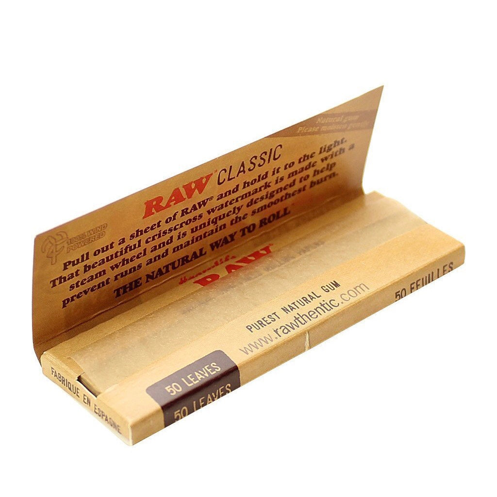 Raw® Classic 1.25" Rolling Papers