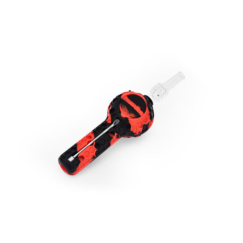 Ritual 4" Silicone Nectar Spoon Black & Red