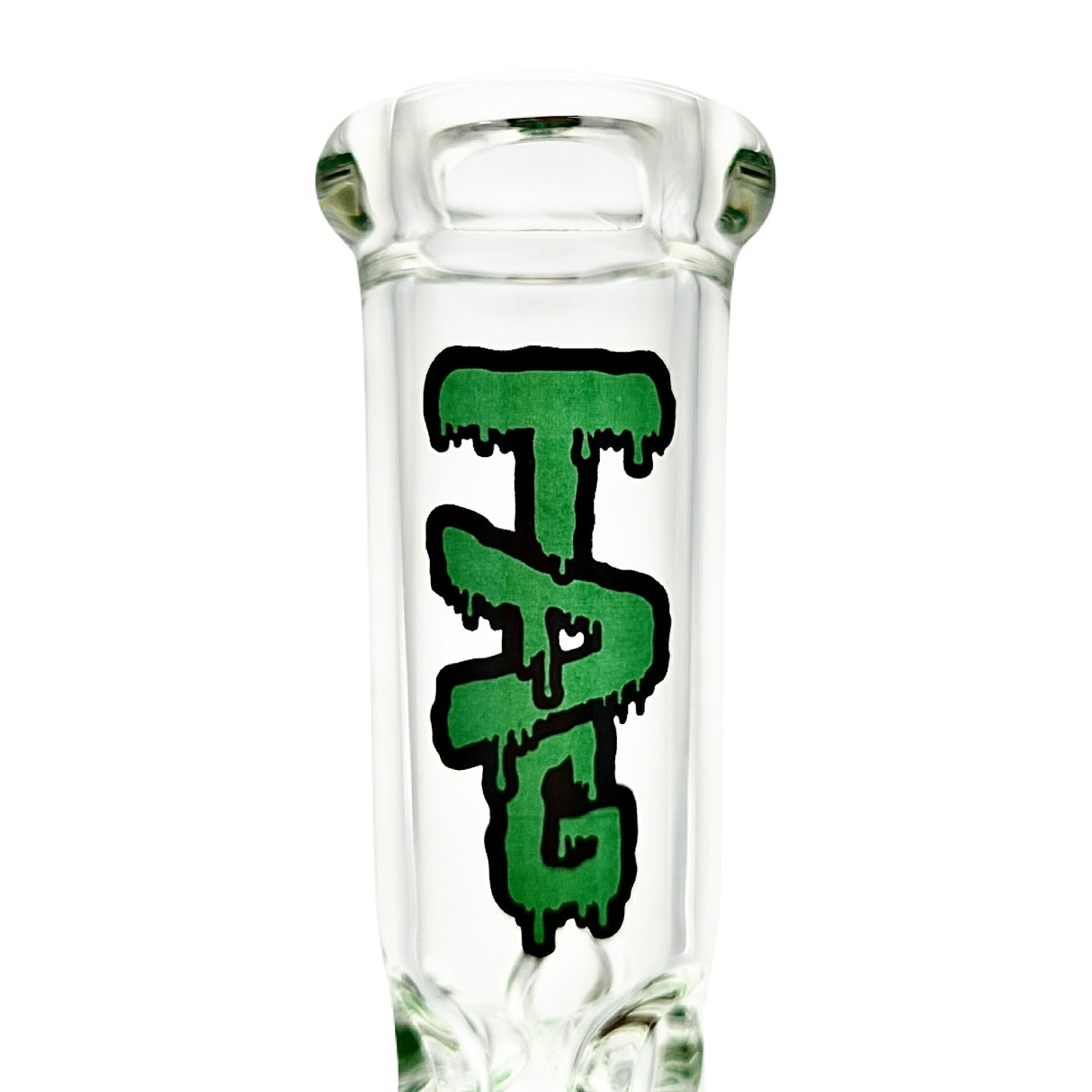 TAG 16” Double Honeycomb Perc Straight Tube Bong