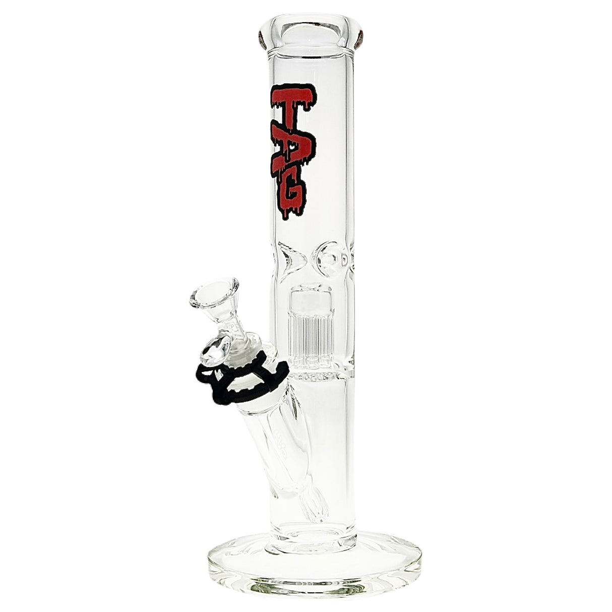 TAG 13” Tree Perc Straight Tube Bong