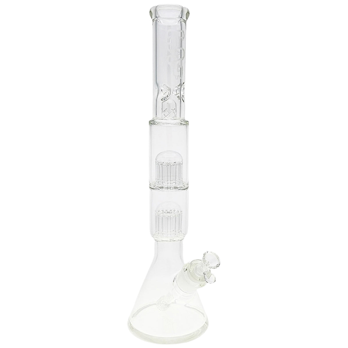 TAG 20” Double Big Tree Perc Beaker Bong