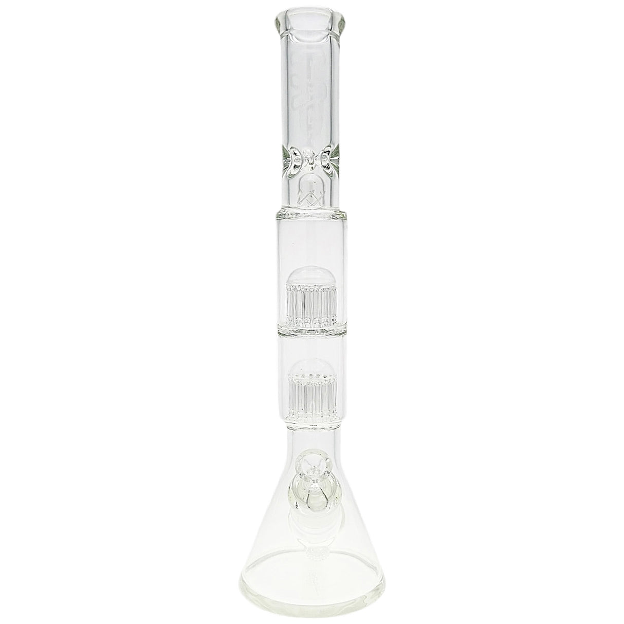 TAG 20” Double Big Tree Perc Beaker Bong