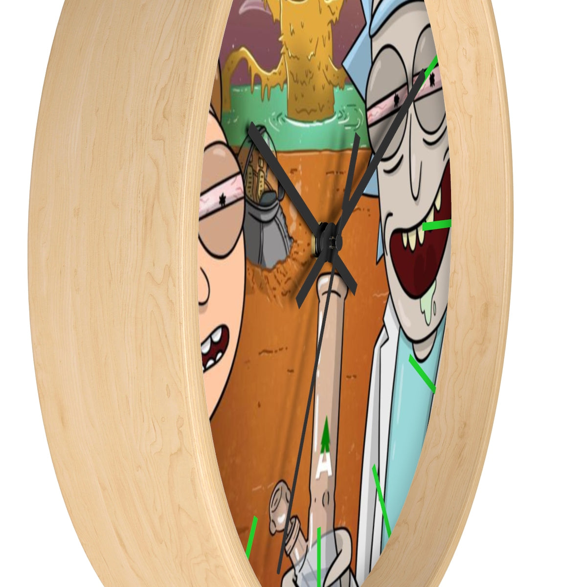 Rick & Morty “Space Beach” Wall Clock