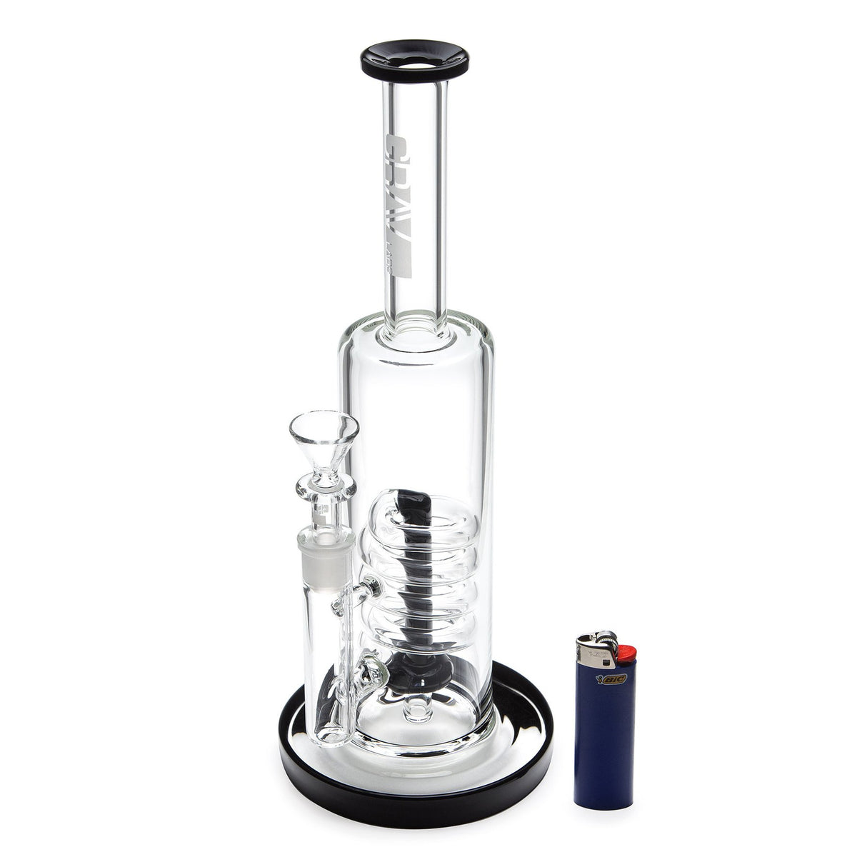 Grav® 13" Coil Showerhead Perc Bong
