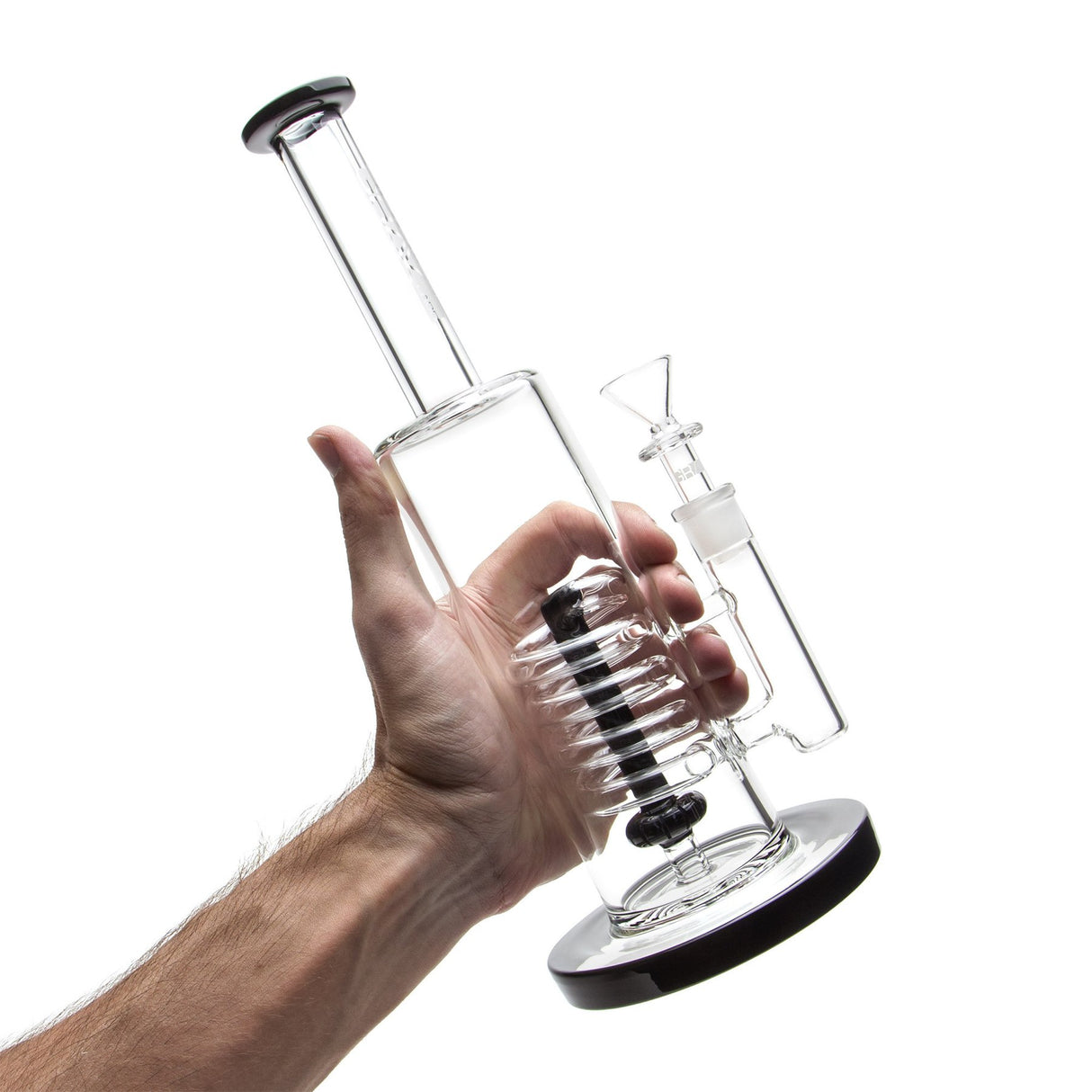 Grav® 13" Coil Showerhead Perc Bong
