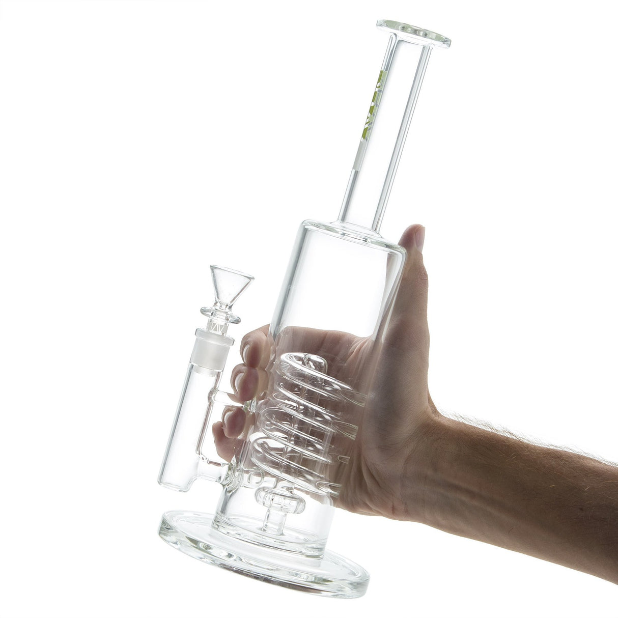 Grav® 13" Coil Showerhead Perc Bong