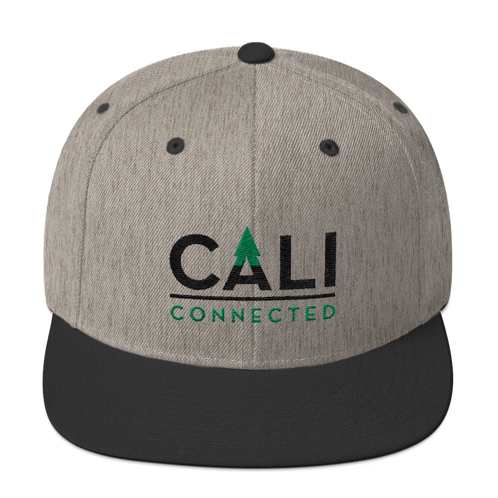 CaliConnected Wool Snapback Hat