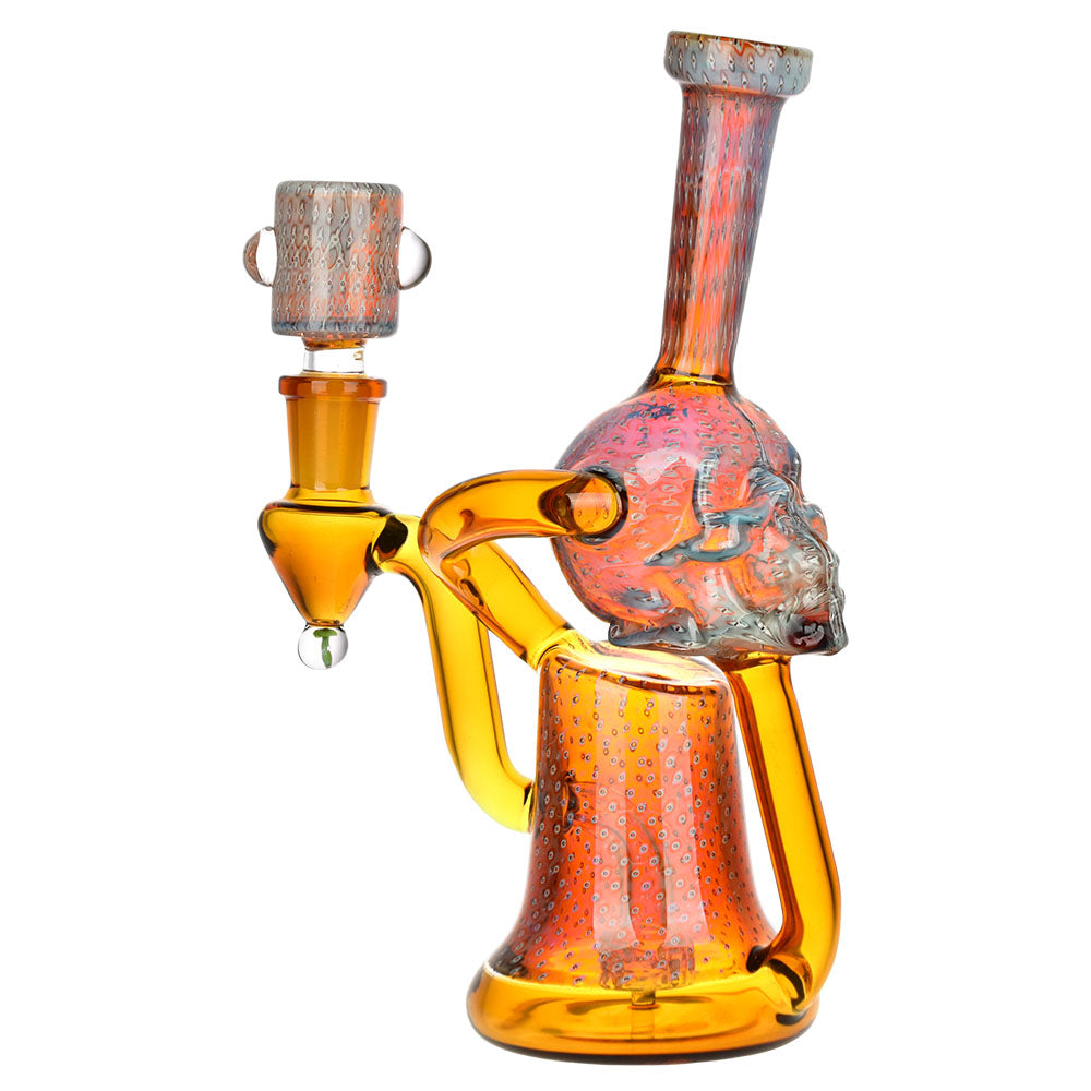 Pulsar Cerebral Bubble Matrix Recycler Bong Amber