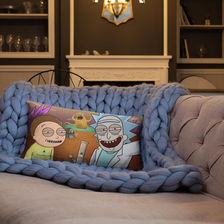 Rick & Morty Throw Pillow by CaliConnected