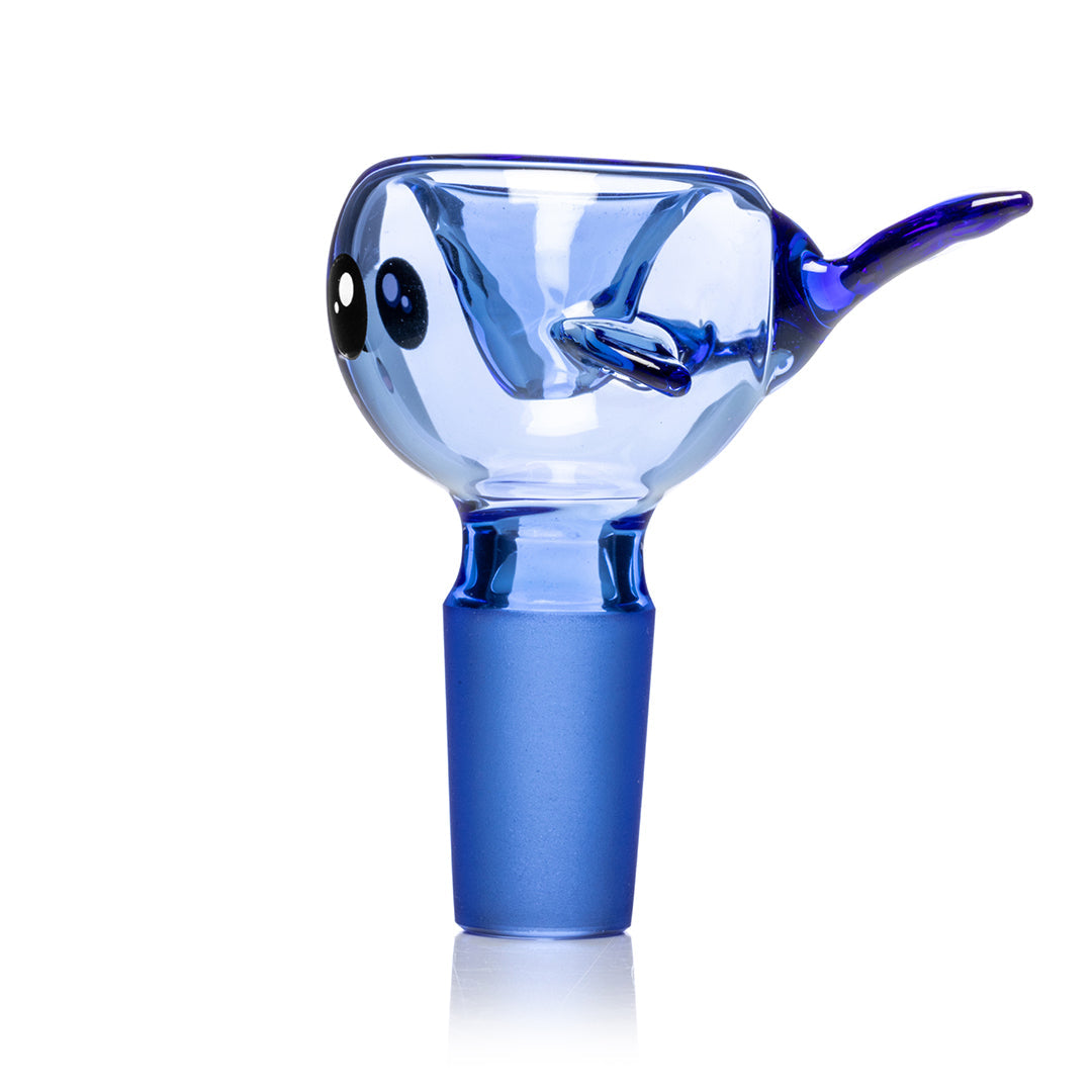 14mm Blue Whale Glass Bong Bowl