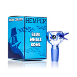 14mm Blue Whale Glass Bong Bowl