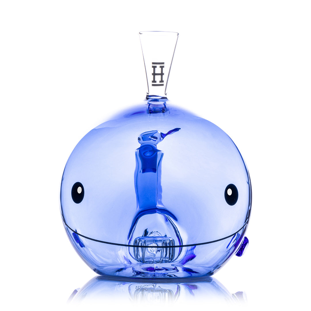 Hemper XL Blue Whale Glass Bong
