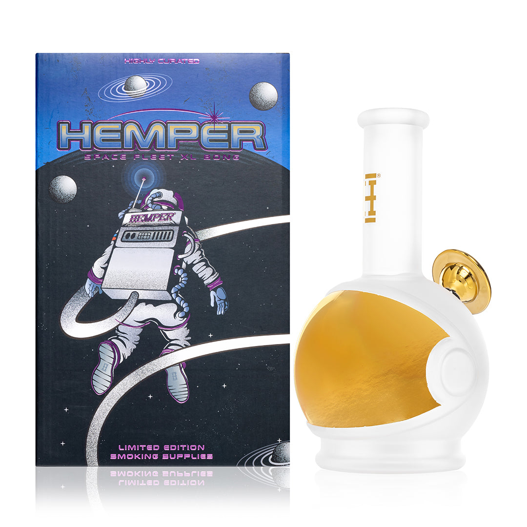 Hemper 9” XL Space Fleet Helmet Bong 🚀 – CaliConnected