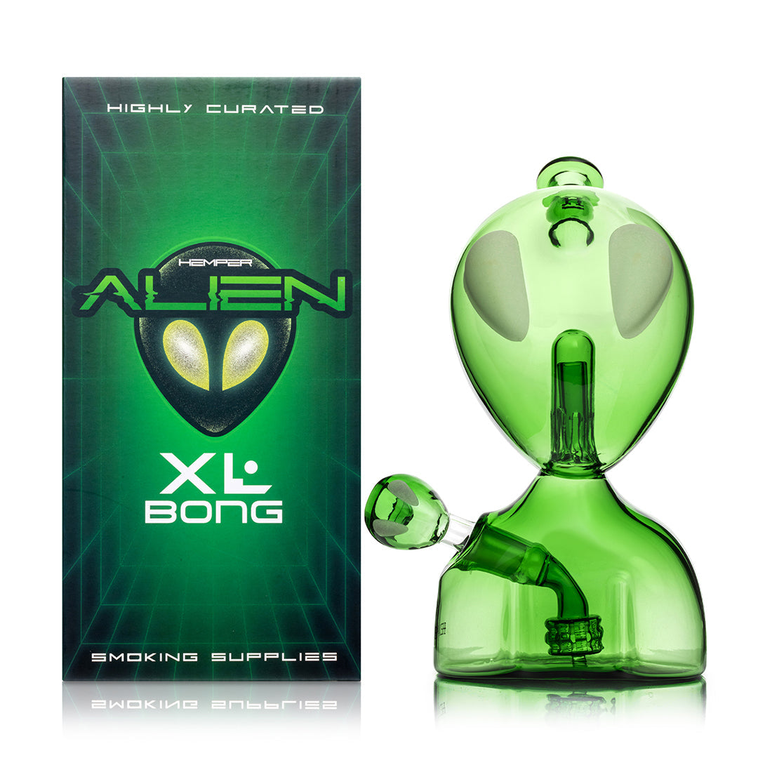 Hemper 9” XL Alien Glass Bong 👽 – CaliConnected