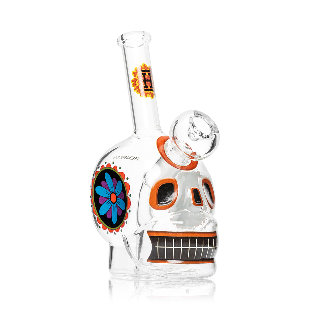 Hemper Dia De Los Muertos Skull Bong