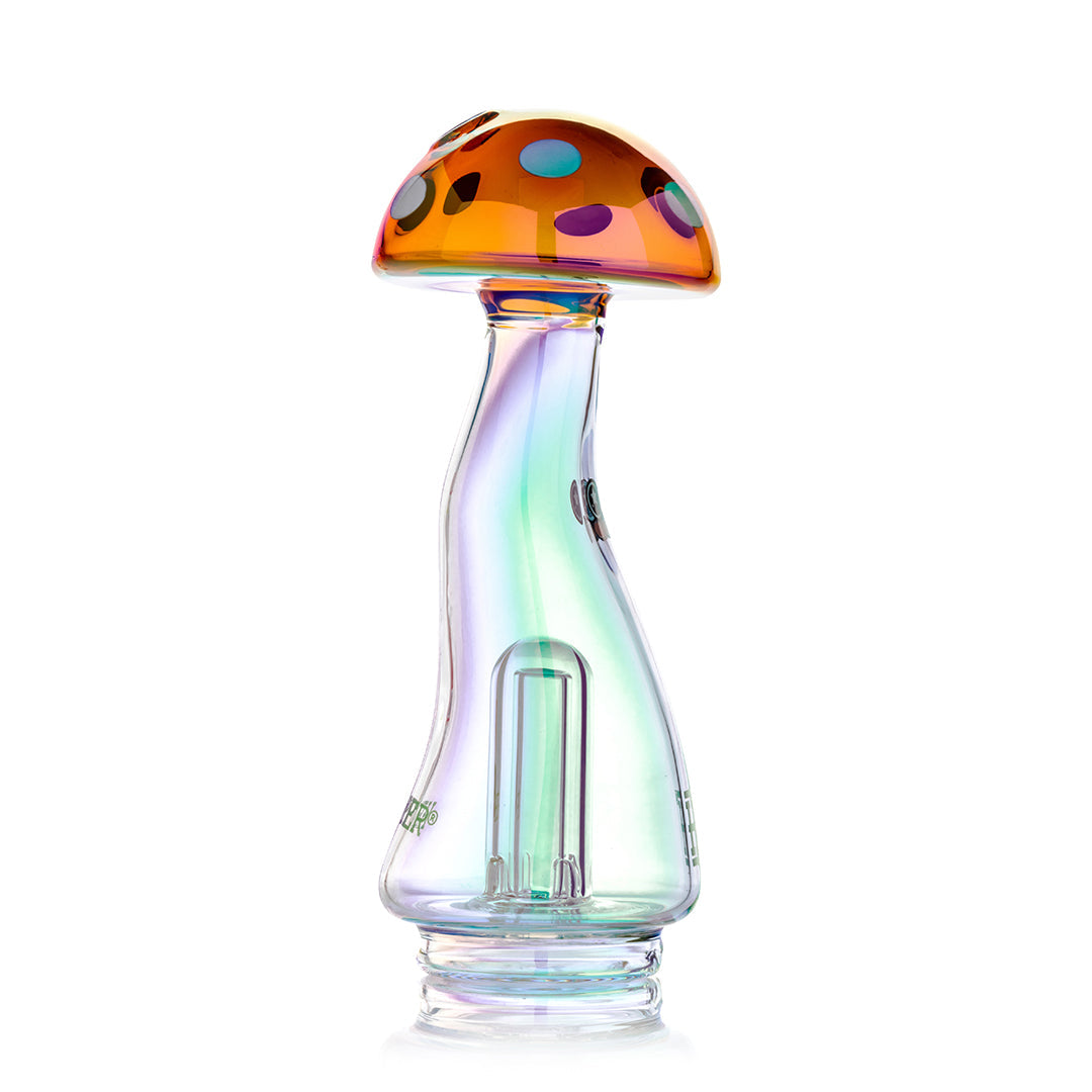 Trippy Shroom Puffco Peak Glass Bubbler Attachment