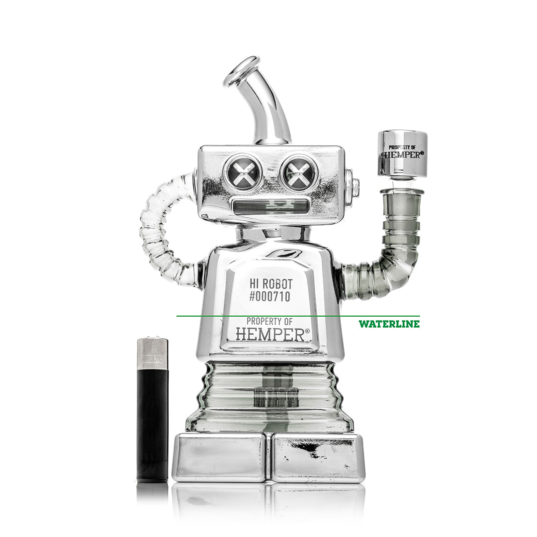 Hemper 9” XL Hi-Robot Recycler Bong 🤖 – CaliConnected
