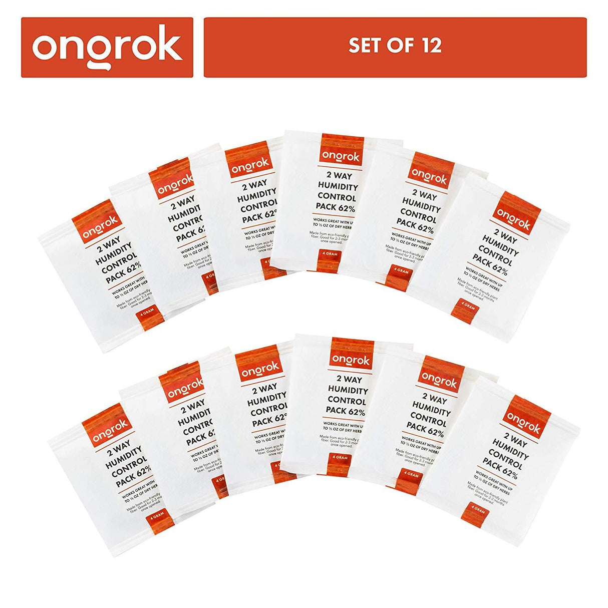 Ongrok 2-Way 62% Humidity Packs (Multiple Sizes)