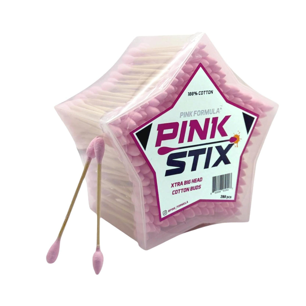 Pink Formula Pink Stix - XL Cotton Heads - 280ct Pack