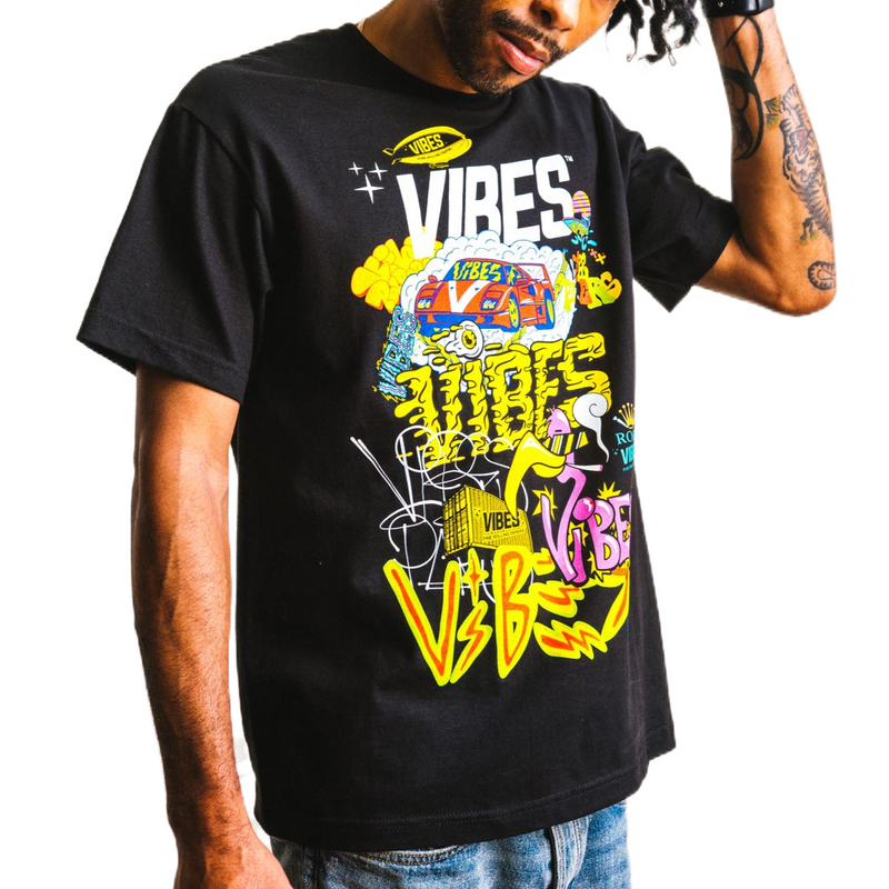 VIBES Collage Short Sleeve Tee