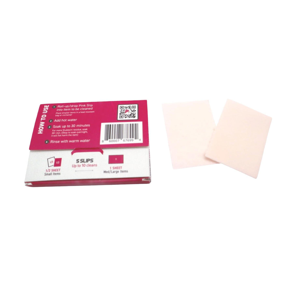 Pink Formula Pink Slips – Non-Liquid All Purpose Cleaner (20-Pack, 100 Total)