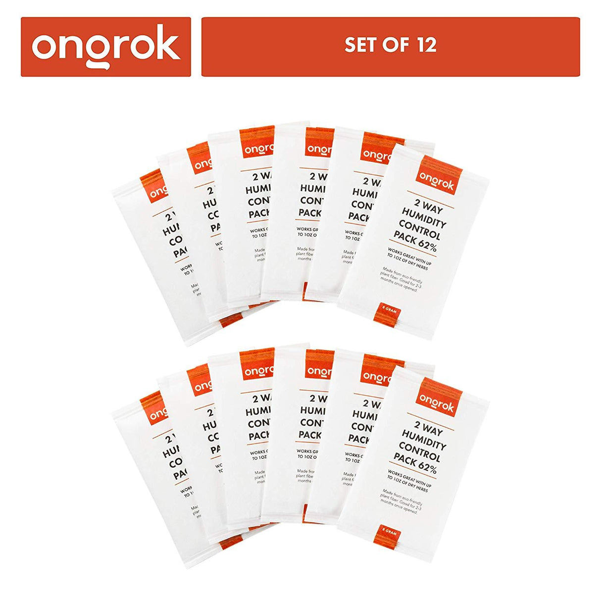 Ongrok 2-Way 62% Humidity Packs (Multiple Sizes)