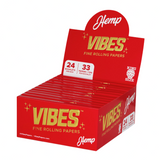 VIBES King Size Slim with Tips Box (24 Pack)