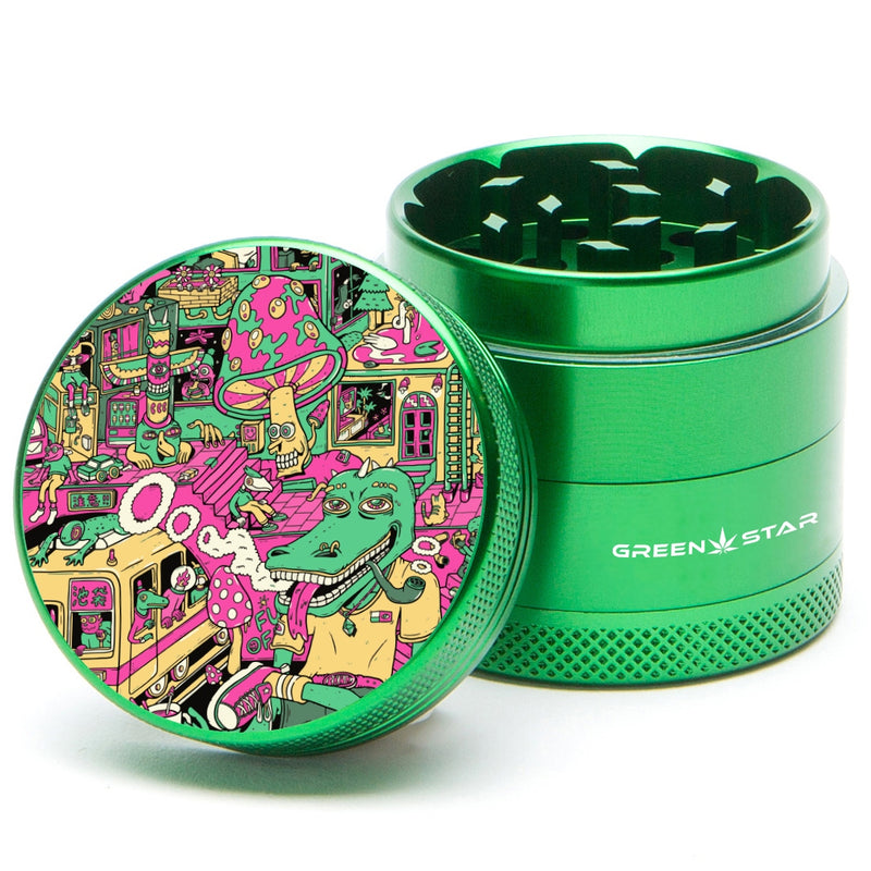 Green Star Scenic Small 4-Piece Grinder